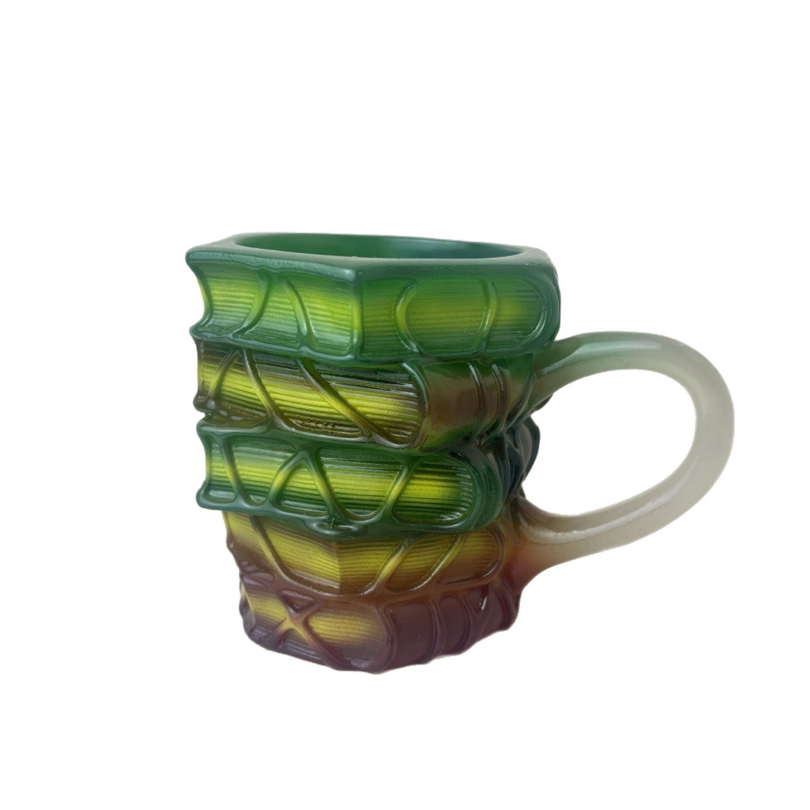 New Painted Book Mug, 3D Painted Stacked?Book Shaped Coffee Mug - Image 4