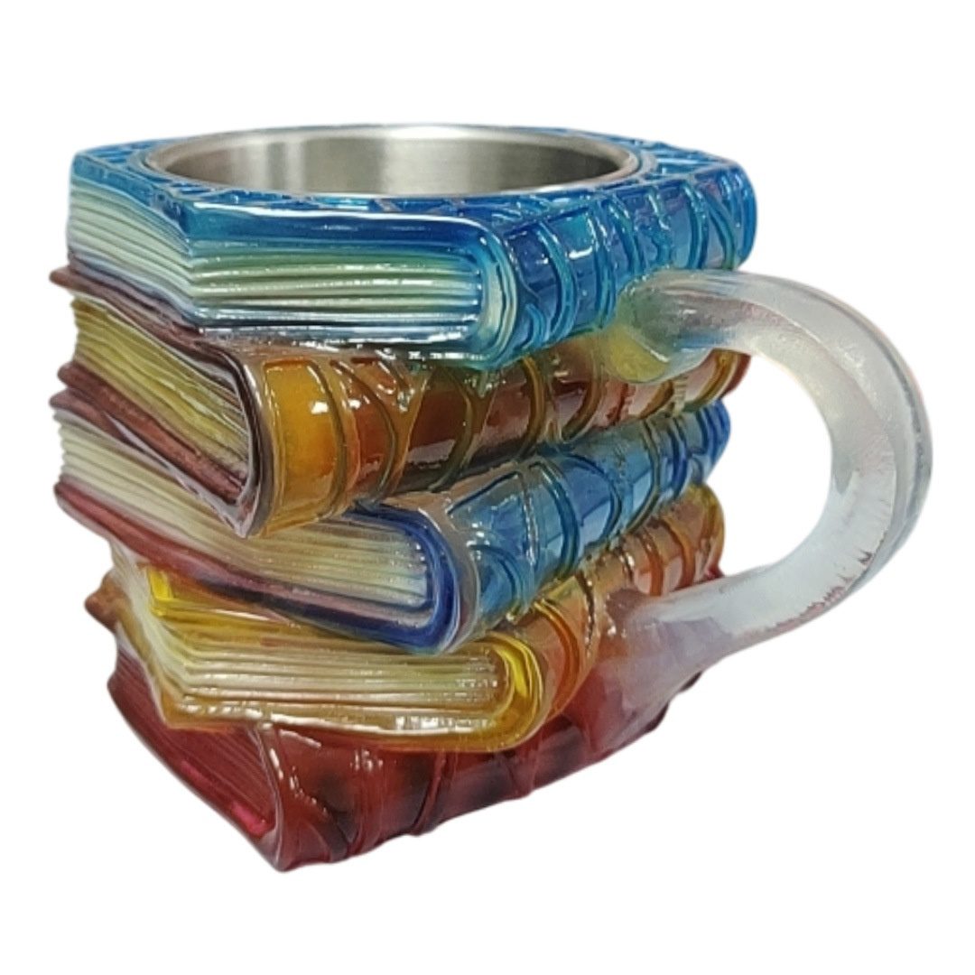 American Style Coffee Mug, Resin Craft Shell Shaped Stainless Steel Cup, Novelty Mug for Party & Gathering - Image 4