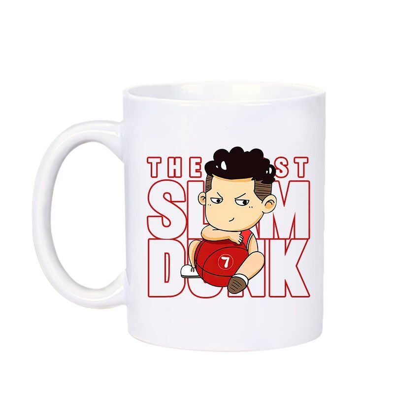 Slam Dunk Ceramic Mug Anime Peripheral Sakuragi Hanamichi Coffee Water Cup Cute Birthday Gift Mug